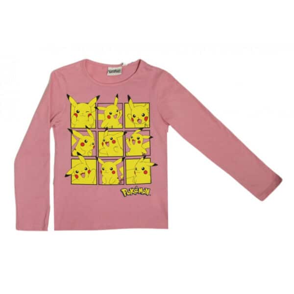Pokémon Pikachu meisjes Shirt met lange mouwen